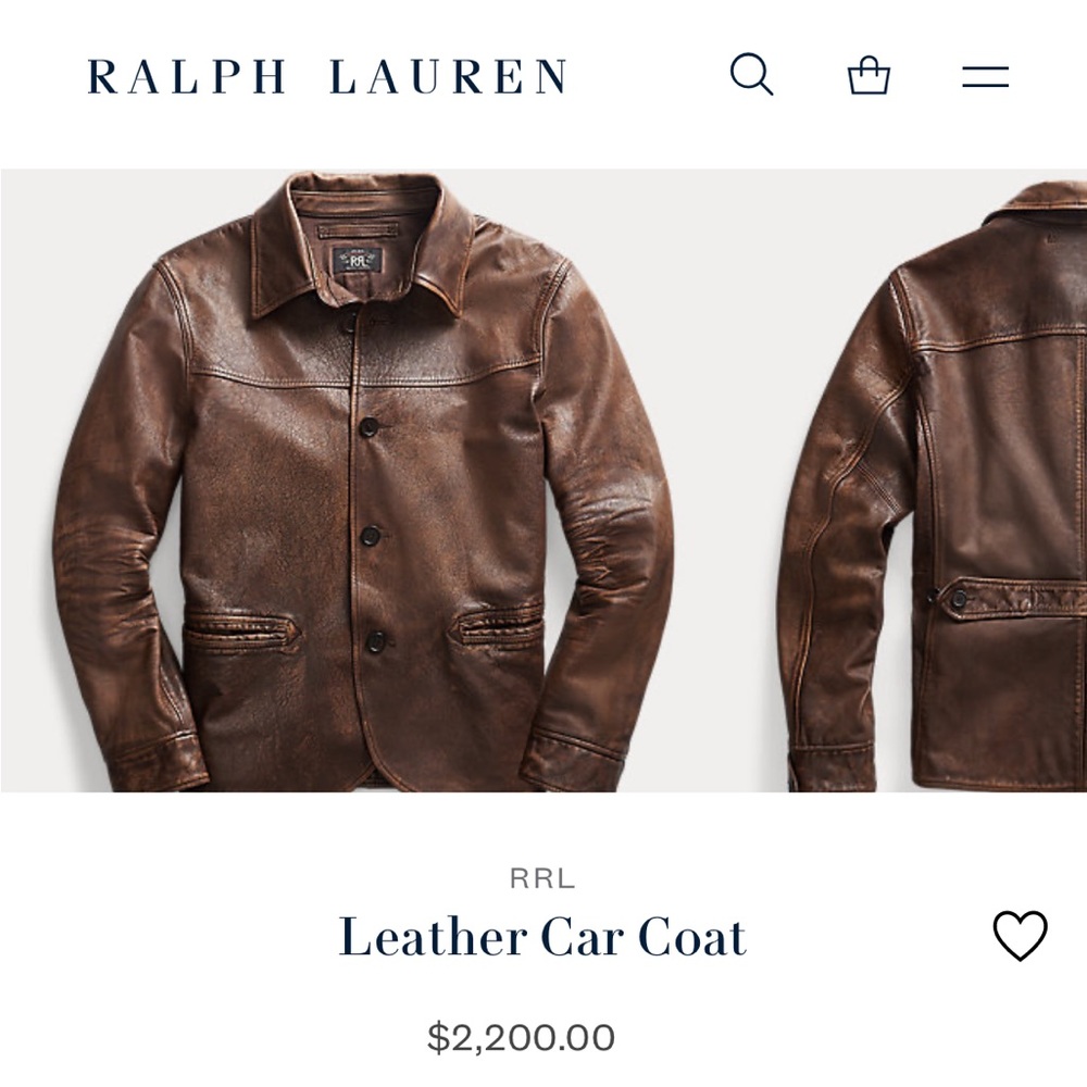 Mens coat Ralph Lauren